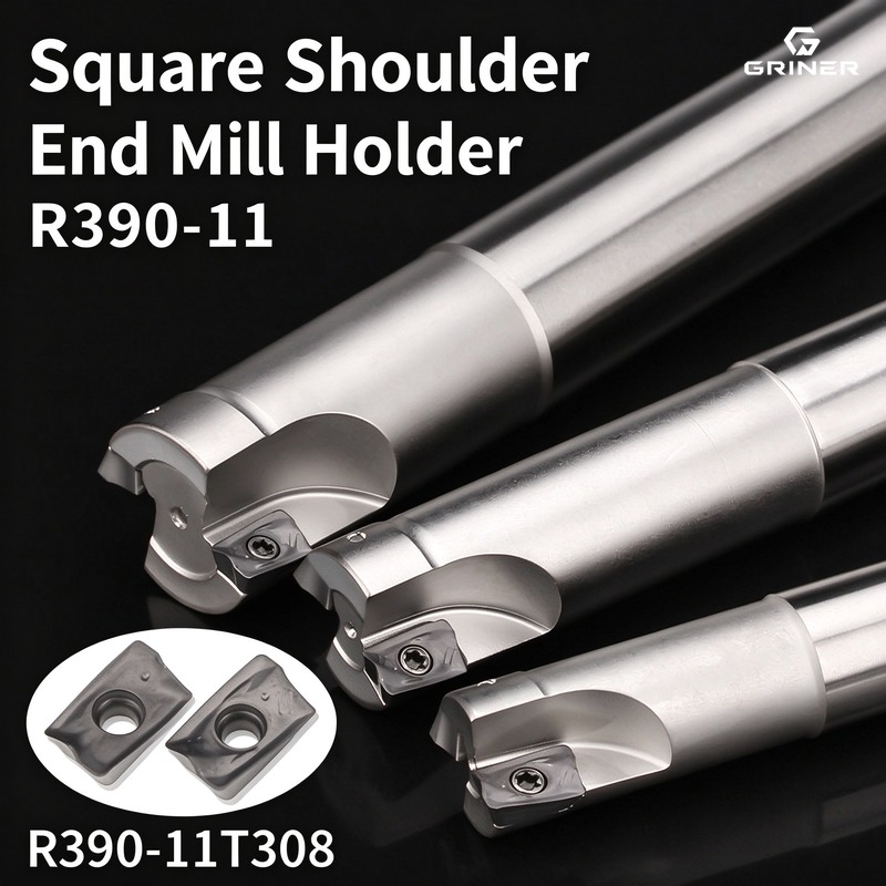 End Mill - GRINER R390-11T308 진동 방지 엔드밀 공구