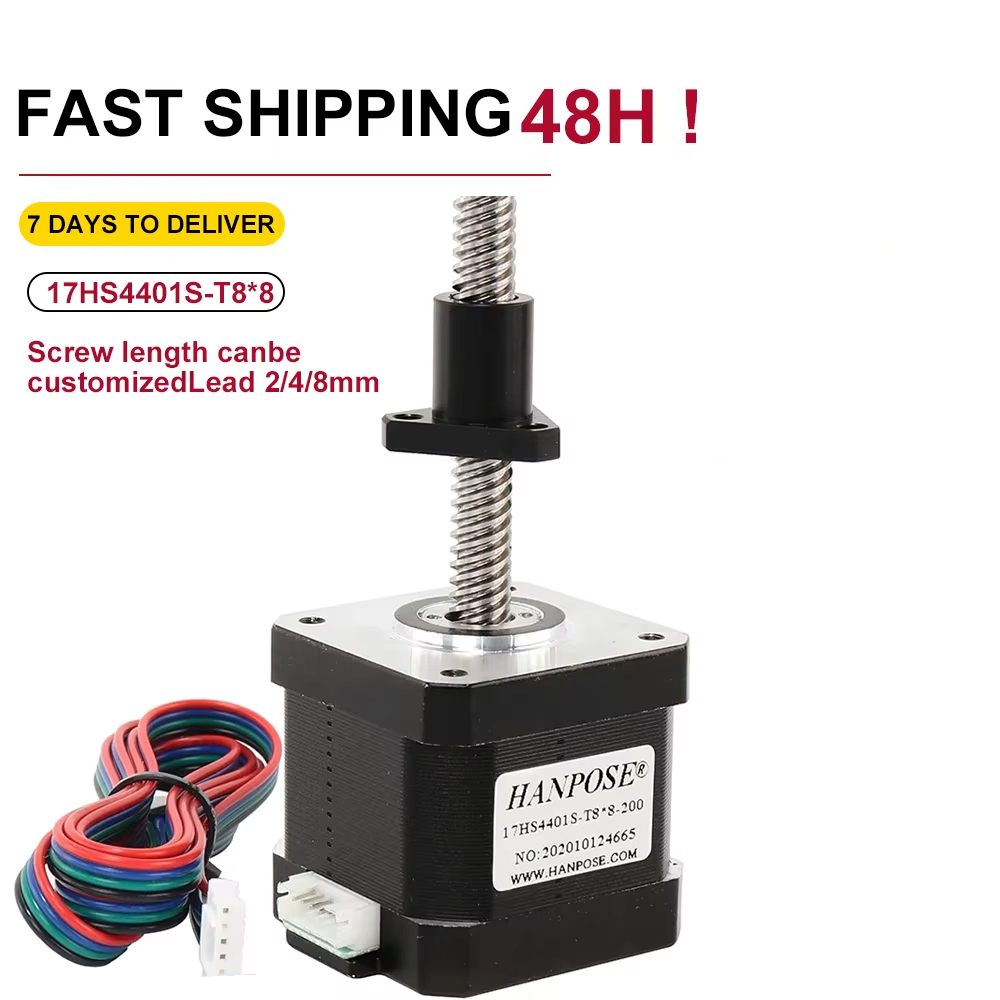 Lead Screw 8Mm - Nema17 스테퍼 모터 17HS4401S-T8 나사 리드