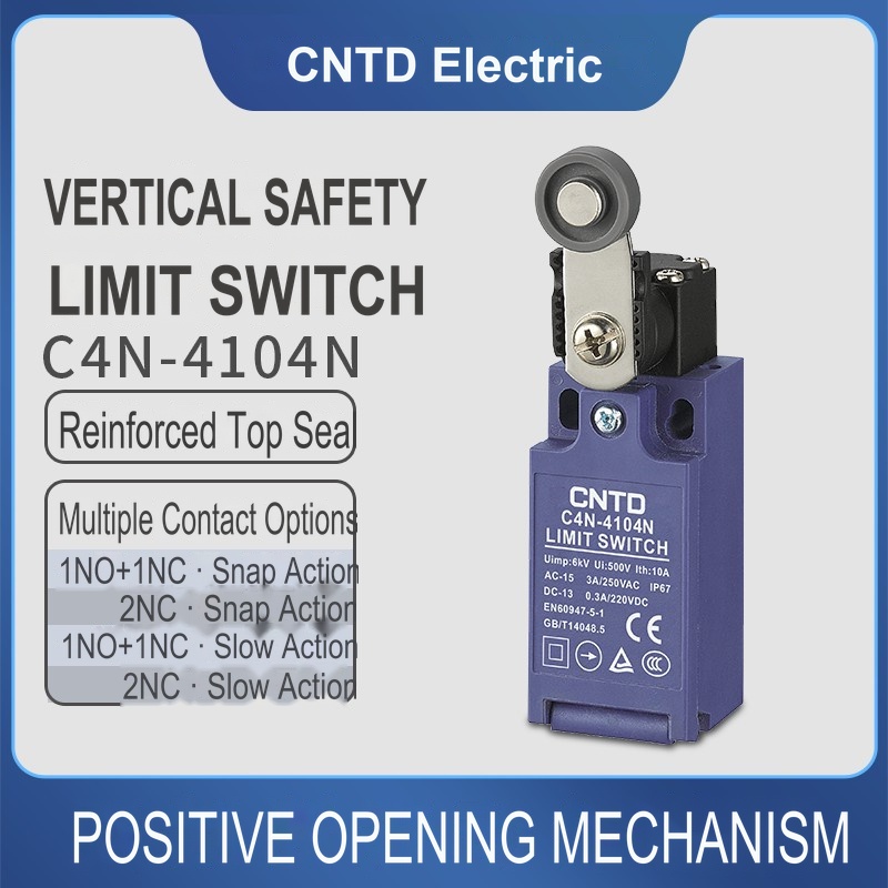 Limit Switch - CNTD C4N-4104N 수직형 안전 제한 스위치,