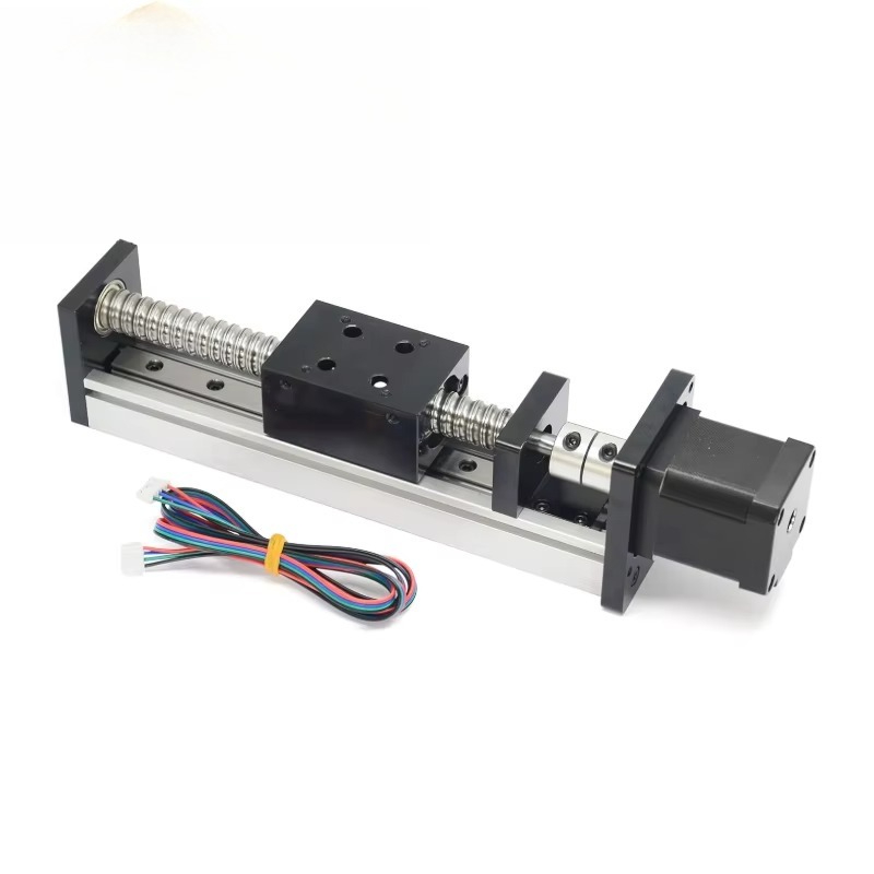 Linear Rail - 100mm 트래블 리니어 스테이지, 사각 레일
