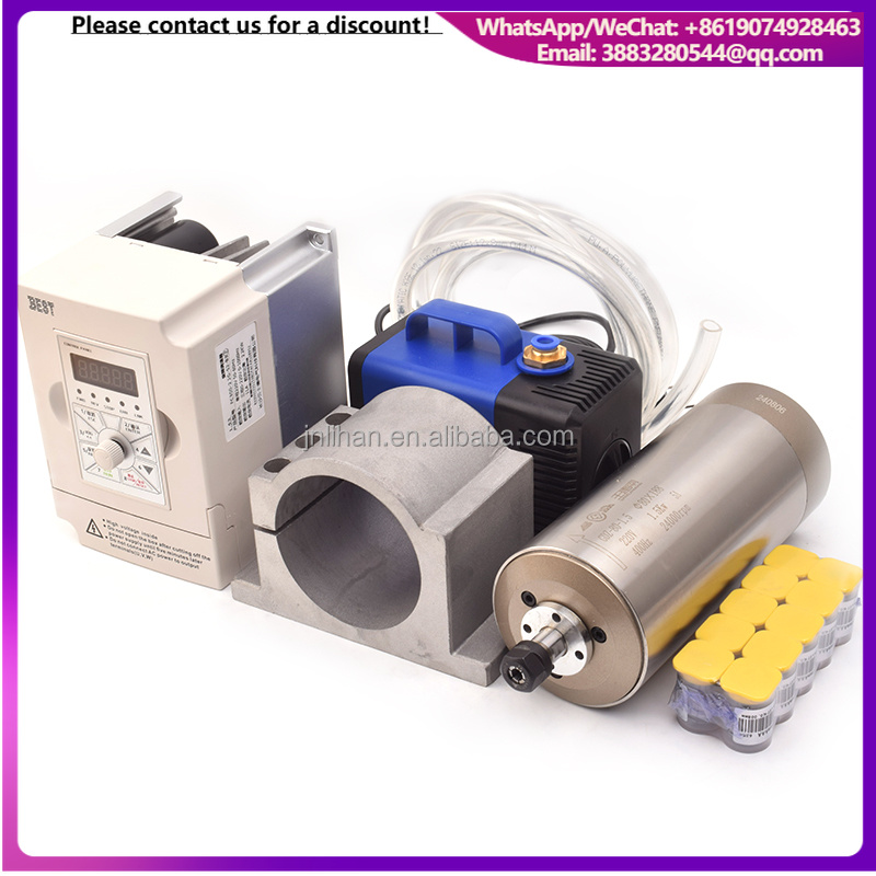 Water Cooled Spindle - GDZ-80-1.5 ER11, 24000rpm, 220V, 수냉식 드릴링