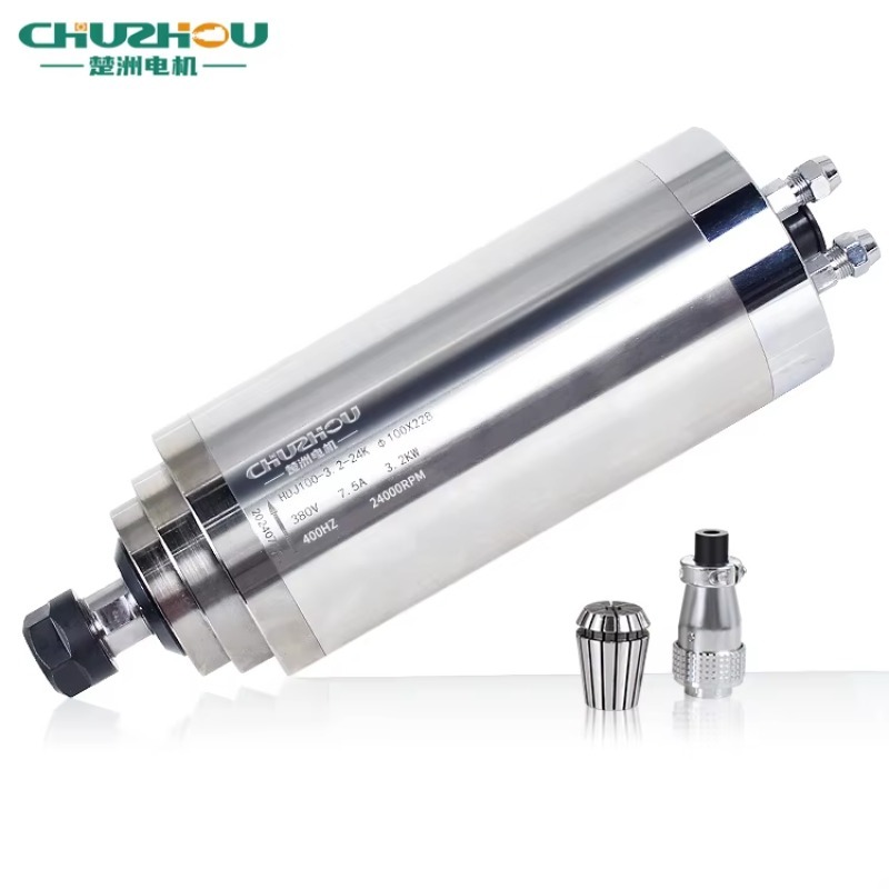 Water Cooled Spindle - 3Kw 수냉식 스핀들 4 베어링 3.7kw