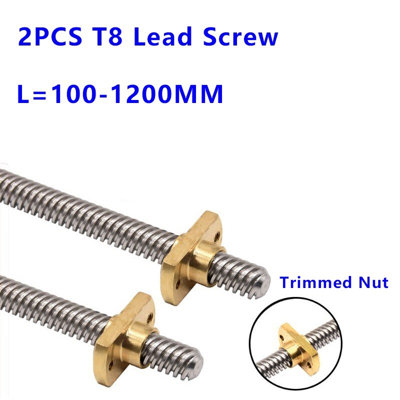 Lead Screw 8Mm - T8 T형 트라페조이드 리드 스크류 8mm