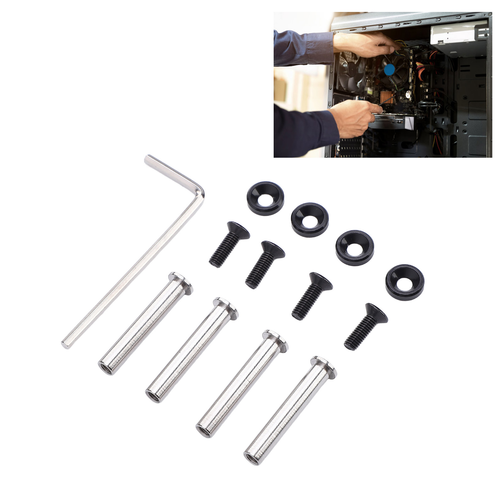Aluminium Extrusion - CPU 팬 나사 키트 컴퓨터 케이스
