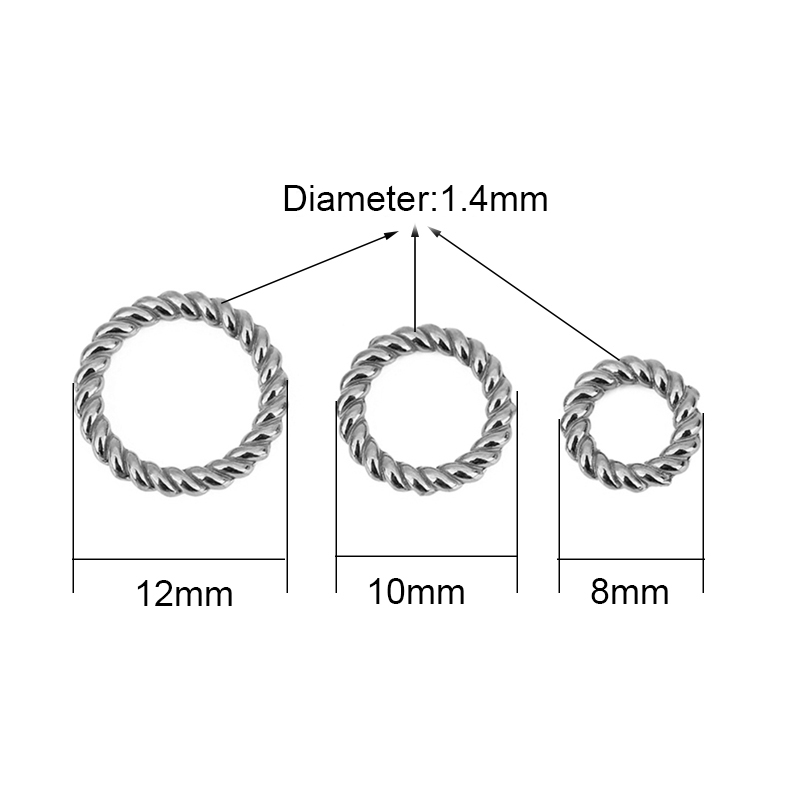 10개입 PVD 변색없는 스테인리스 스틸 클로즈드 점프 - Coupling 8Mm 리뷰 및 가격