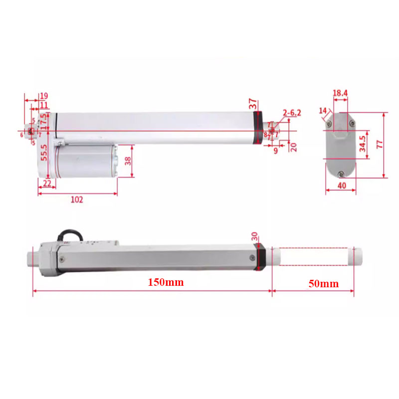 스트로크 50mm 헤비듀티 전동 액추에이터 (내장 리미 - Limit Switch 리뷰 및 가격