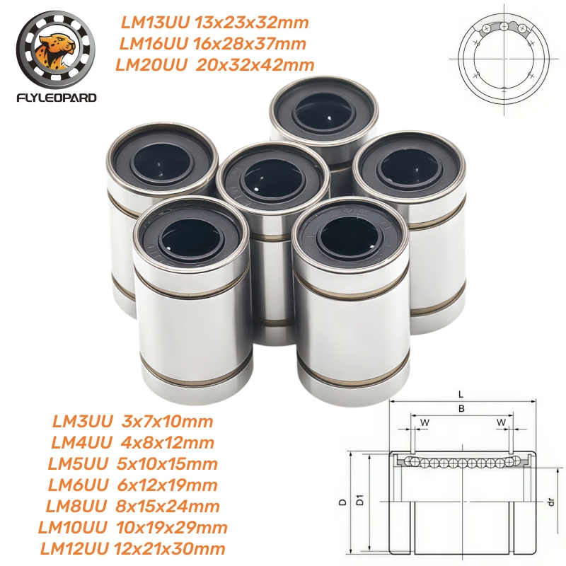 1pcs LM3UU LM4UU LM6UU LM8UU L - Lm8Uu Bearing 리뷰 및 가격