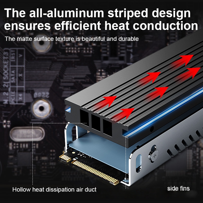 M.2 SSD 히트싱크 M2 2280 솔리드 스테이트  - Aluminium Extrusion 리뷰 및 가격