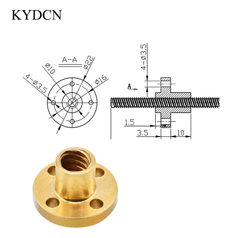 T8 리드 스크류 스테인레스 스틸 사다리꼴 스크류 10 - Lead Screw 8Mm 리뷰 및 가격