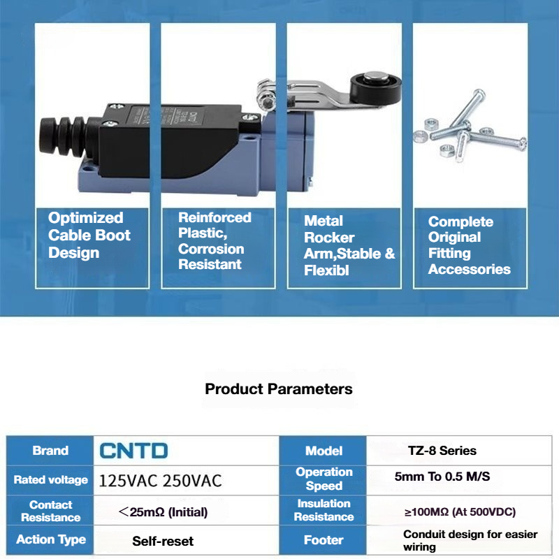 2개입 CNTD TZ‑8 시리즈 마이크로 리미트 트래블 - Limit Switch 리뷰 및 가격