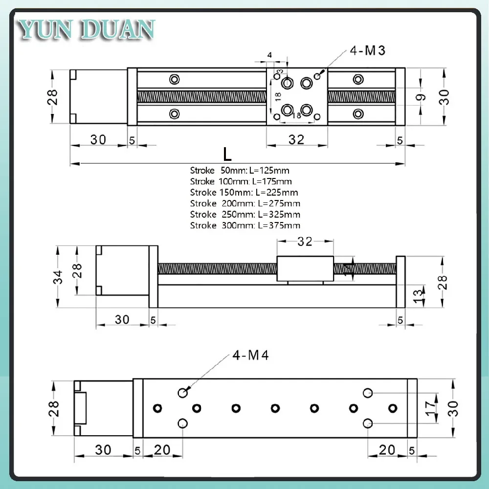 T형 슬라이딩 테이블 레일 리니어 50-300mm 스트 - Linear Rail 리뷰 및 가격