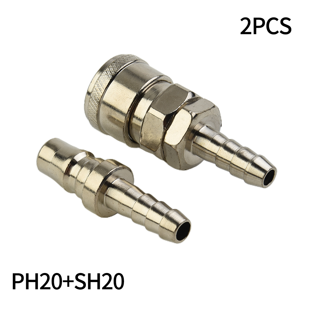 2pcs 에어 라인 호스 피팅스 SH20 PH20 퀵  - Coupling 8Mm 리뷰 및 가격