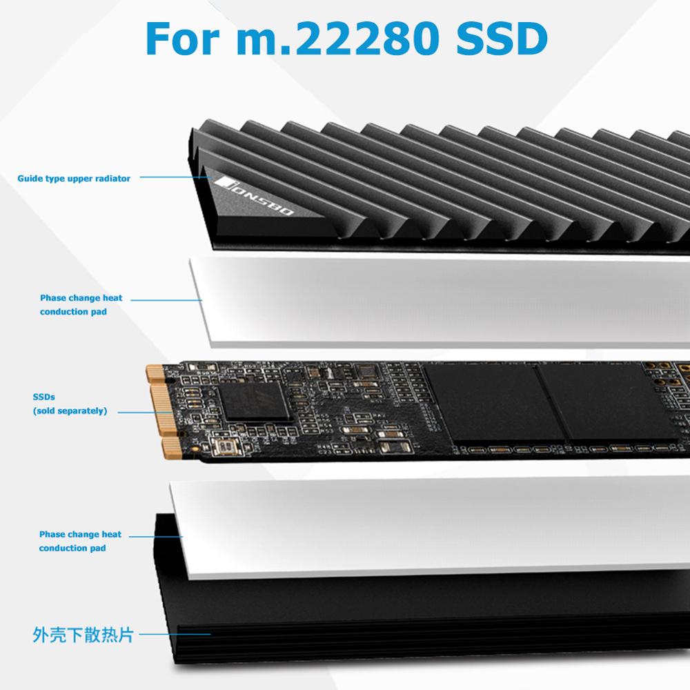 존스보 M2 2280 SSD 알루미늄 방열판 M.2 S - Aluminium Extrusion 리뷰 및 가격