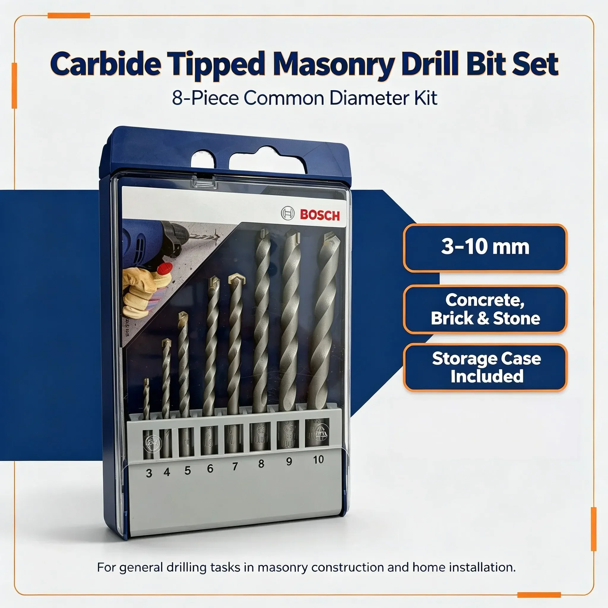 1~8개/세트 보쉬(Bosch) 전문가용 다기능 임팩트 - Drill Bit Set 리뷰 및 가격