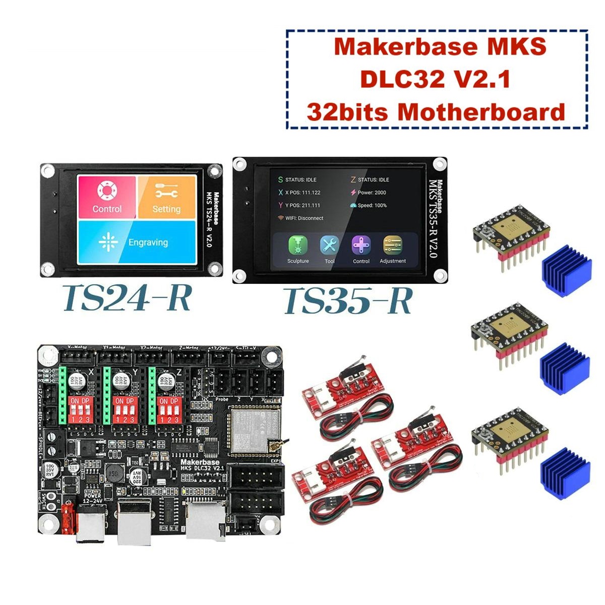 Makerbase MKS DLC32 V2.1 32비트  - Lm8Uu Bearing 리뷰 및 가격