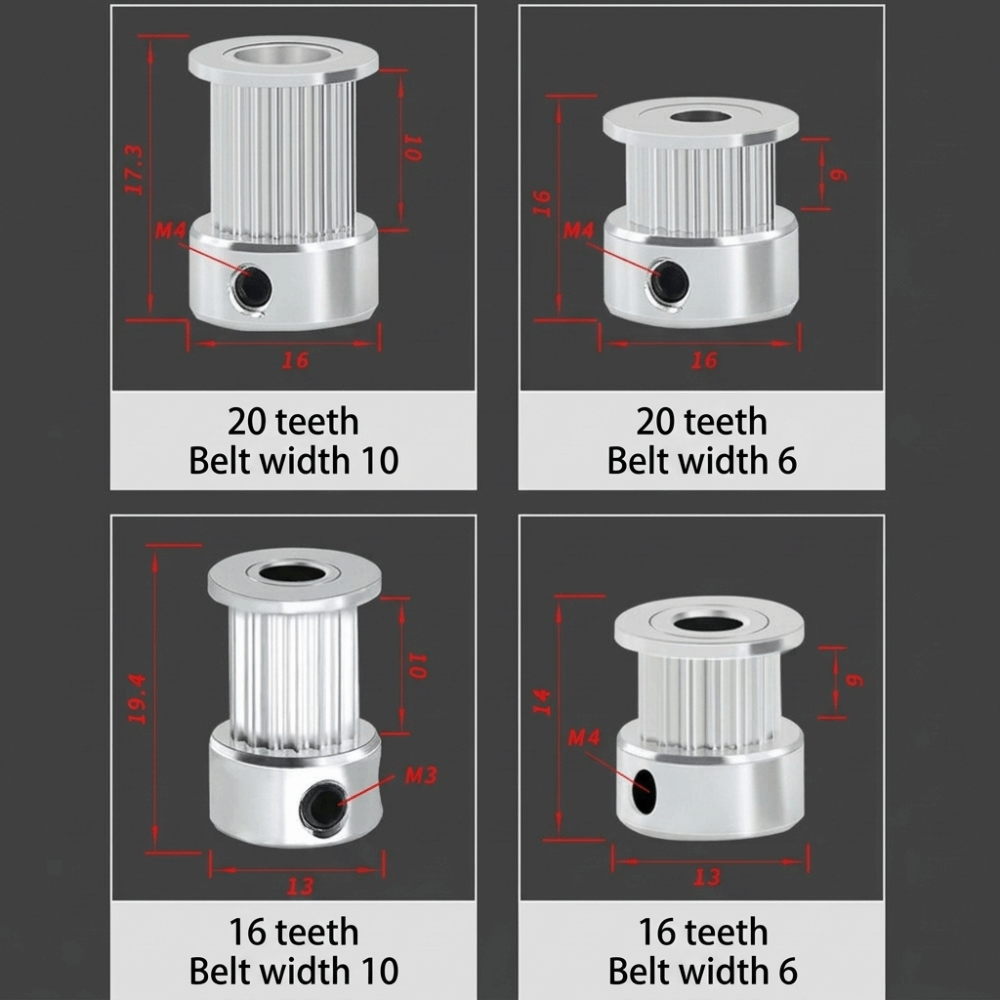 16T, 20T GT2 타이밍 풀리, 벨트 폭 6/10 - Gt2 Pulley 리뷰 및 가격