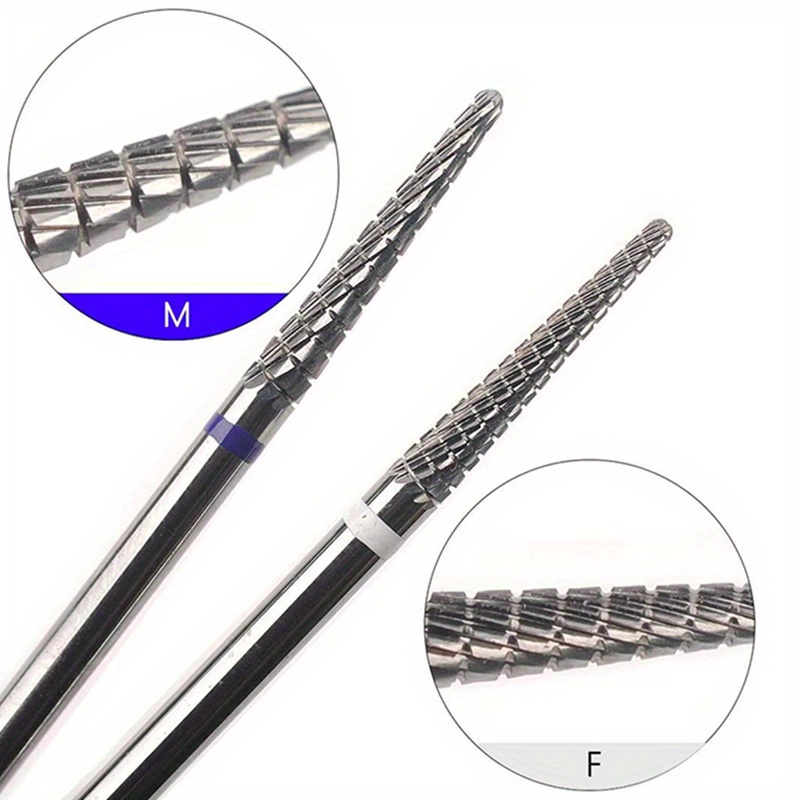1/2Pcs 초경 큐티클 클린 네일 비트 콘 네일 드릴 - Carbide End Mill 리뷰 및 가격