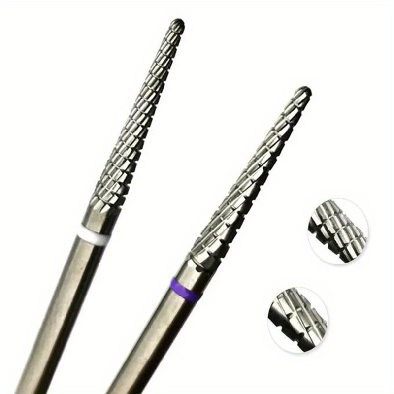 1/2Pcs 초경 큐티클 클린 네일 비트 콘 네일 드릴 - Carbide End Mill 리뷰 및 가격