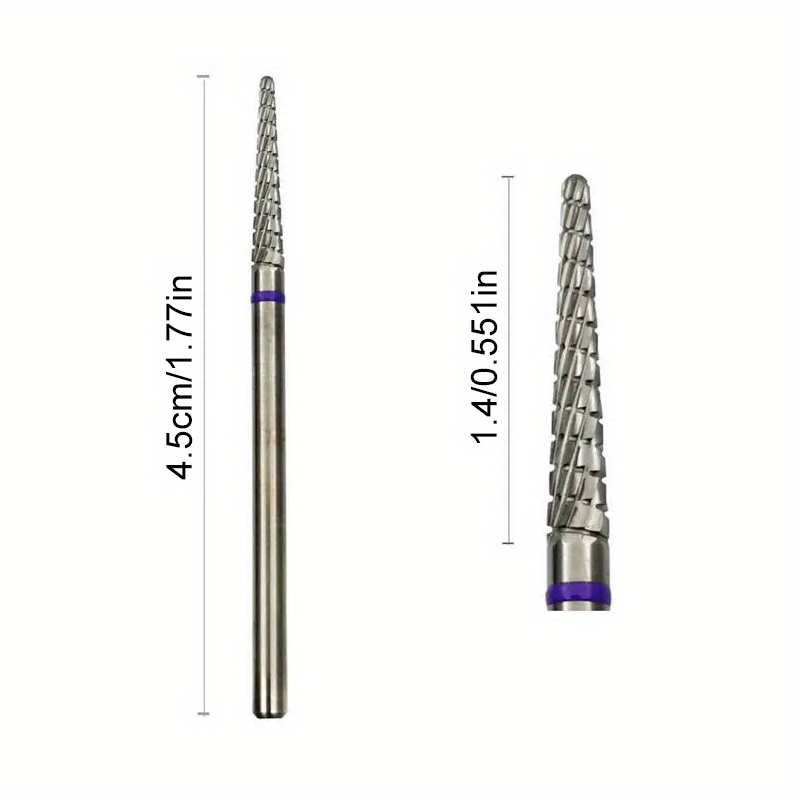 1/2Pcs 초경 큐티클 클린 네일 비트 콘 네일 드릴 - Carbide End Mill 리뷰 및 가격