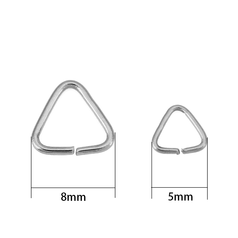 50개 5mm 8mm 스테인리스 스틸 삼각형 점프 링  - Coupling 8Mm 리뷰 및 가격