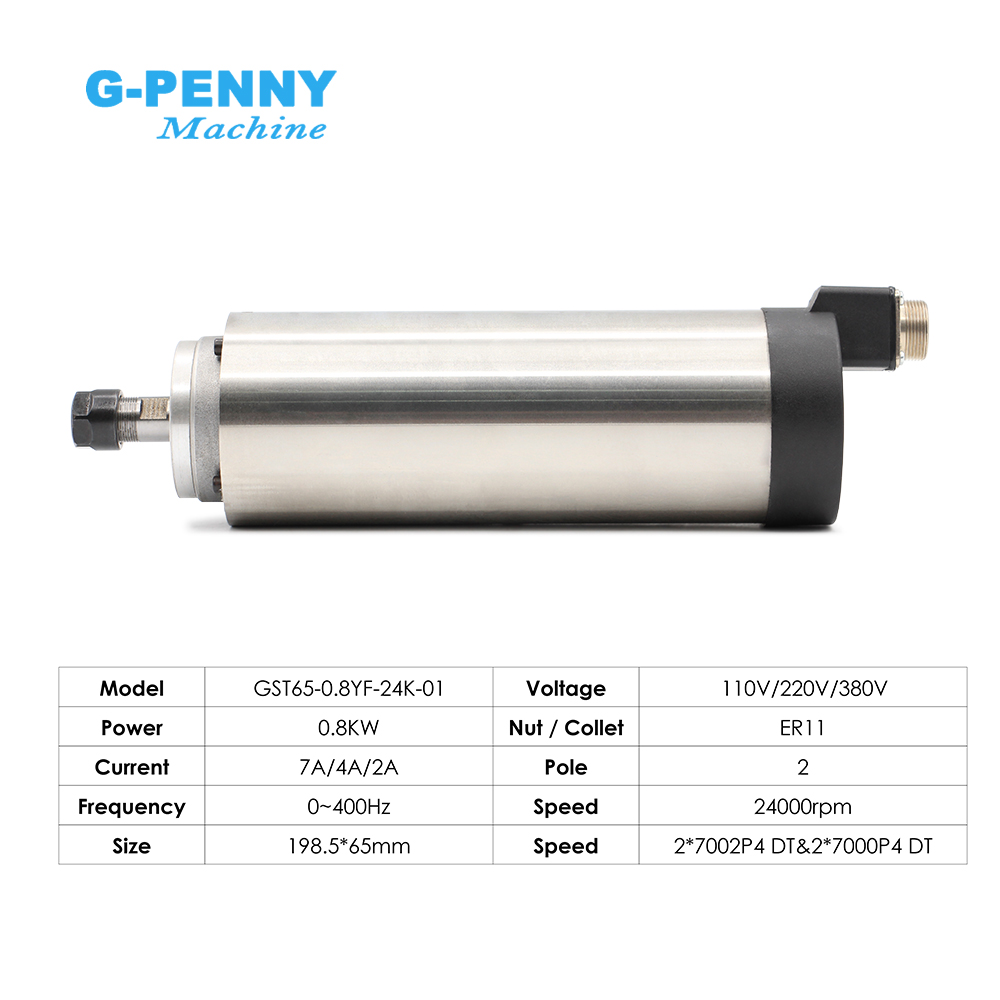 G-Penny 공냉식 스핀들 모터 0.8KW ER11  - Water Cooled Spindle 리뷰 및 가격