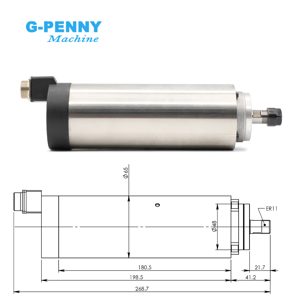 G-Penny 공냉식 스핀들 모터 0.8KW ER11  - Water Cooled Spindle 리뷰 및 가격