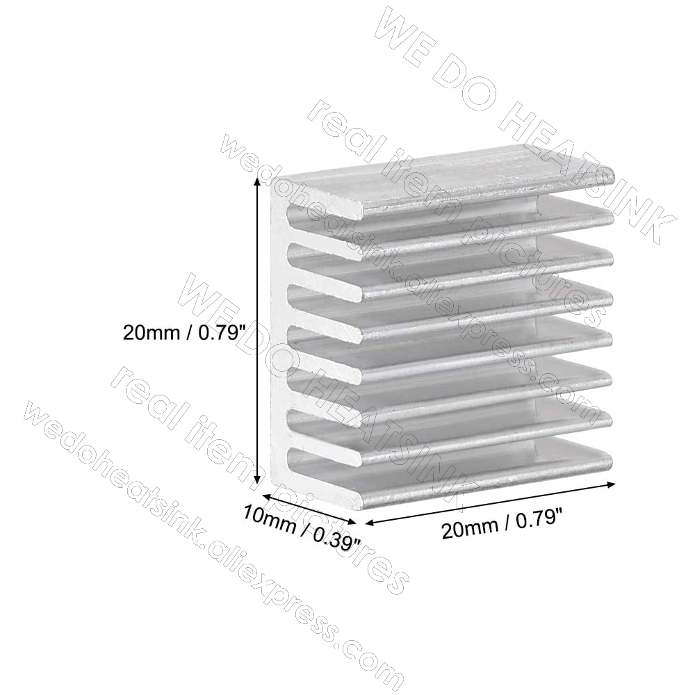 7x7x6mm 실버 열 자체 접착 알루미늄 방열판 7m - Aluminium Extrusion 리뷰 및 가격