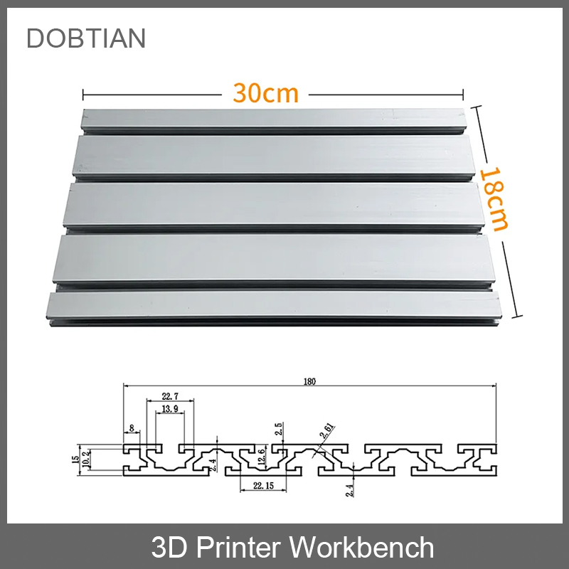 1PC 15180 알루미늄 프로파일 압출 CNC 301 - 3018 Aluminium Cnc 리뷰 및 가격