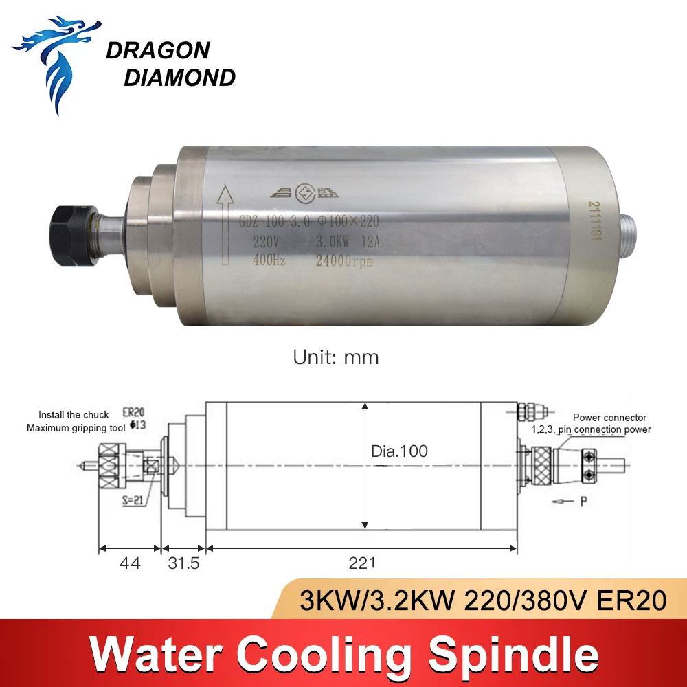 수냉식 스핀들 모터 키트, CNC 라우터 조각 드릴 기 - Water Cooled Spindle 리뷰 및 가격