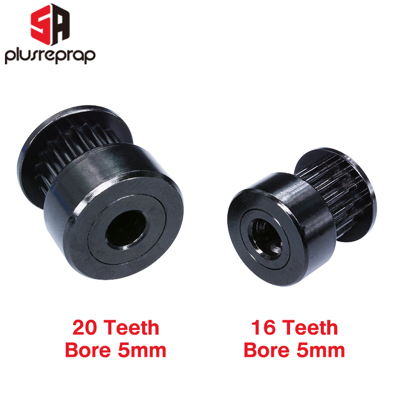 GT2 16/20 톱니 블랙 타이밍 풀리 보어, 5mm - Gt2 Pulley 리뷰 및 가격