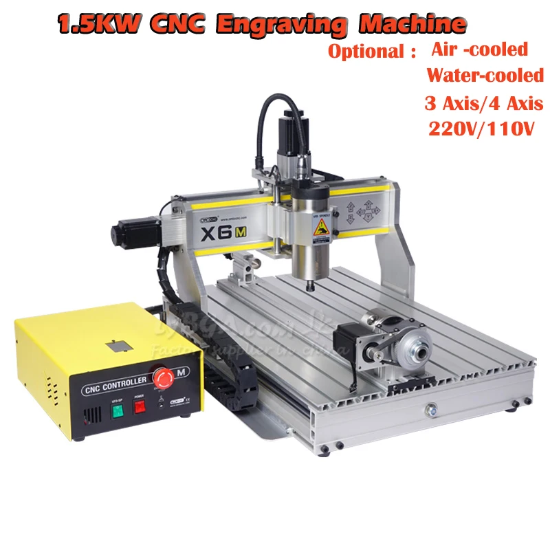 LY CNC 라우터 X6M, 3축/4축 조각, 드릴링, - Water Cooled Spindle 리뷰 및 가격