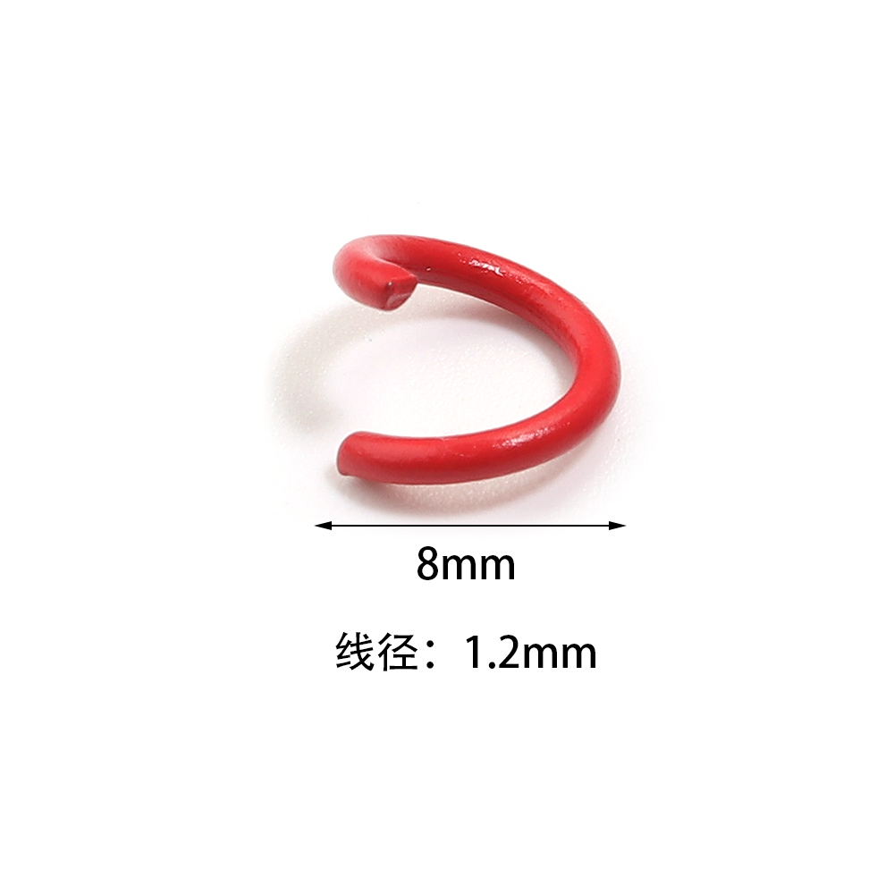 200개 8mm 금속 철제 다채로운 분할형 싱글 링 연 - Coupling 8Mm 리뷰 및 가격