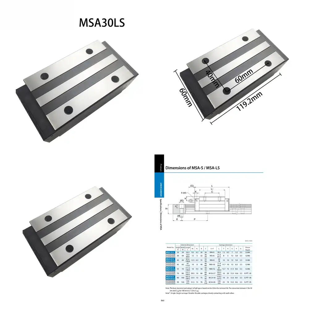 대만 PMI MSA30LS MSA30 MSA30LSSS - Linear Rail 리뷰 및 가격