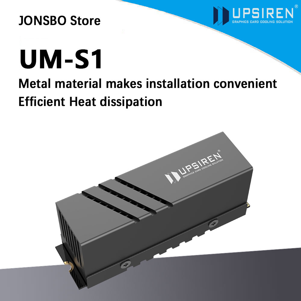 UPSIREN UM-S1 2280 블랙 SSD 히트싱크 - Aluminium Extrusion 리뷰 및 가격
