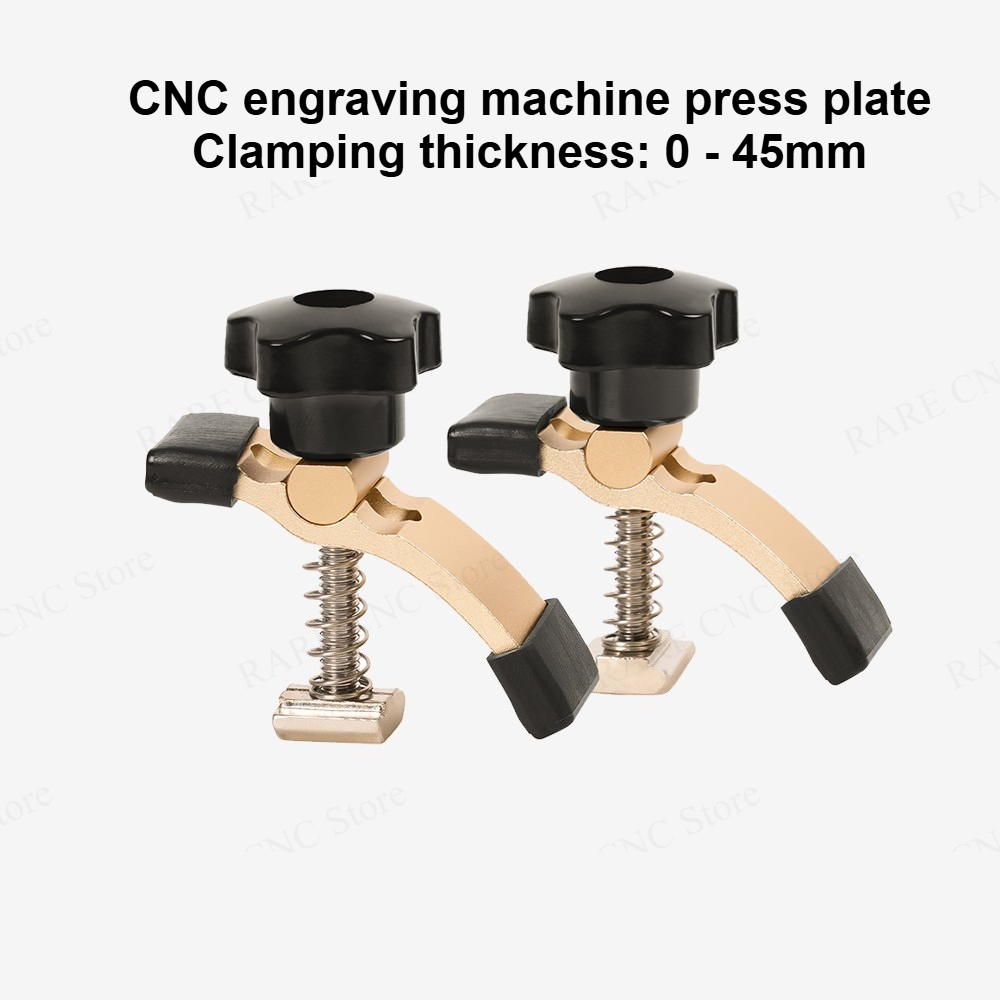 2PCS 알루미늄 합금 T-트랙 홀드다운 클램프 T-슬 - 3018 Aluminium Cnc 리뷰 및 가격